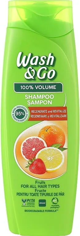 Wash&amp;Go Šampon sa ekstraktom voća za sve tipove kose