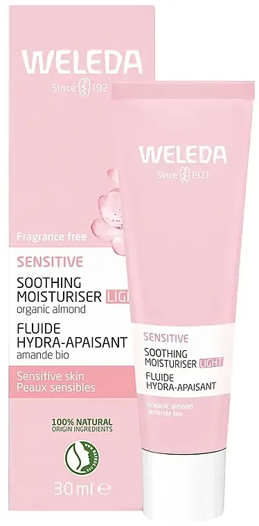 Weleda Sensitive Soothing Moisturizer Light Fluid Krem-fluid za osetljivu kožu lica