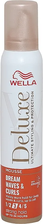 Wella Deluxe Dream Waves &amp; Curls Mousse Strong Hold Mousse za kosu