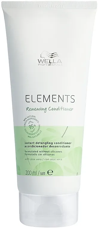 Wella Professionals Elements Renewing Conditioner Instant Detangling Conditioner Obnavljajući balzam za raščešljavanje