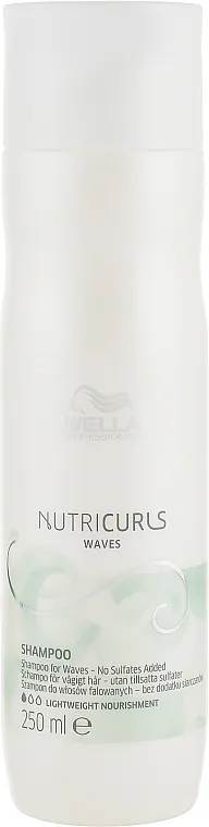 Wella Professionals Nutricurls Waves Shampoo Šampon bez sulfata za kovrčavu kosu