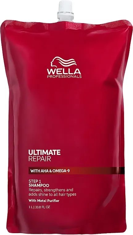 Wella Professionals Ultimate Repair Shampoo With AHA &amp; Omega-9 Refill (refil) Šampon za sve tipove kose