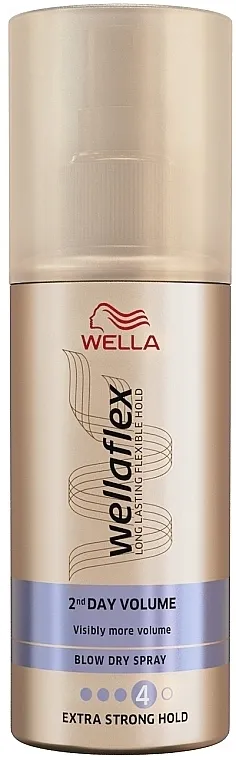 Wella Wellaflex 2nd Day Volume Extra Strong Hold Blow Dry Spray Sprej za stiliziranje posebno jakog učvršćivanja vrućeg