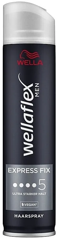 Wella Wellaflex Men Express Fix Hairspray Ultra-Strong Hold Lak za kosu za muškarce