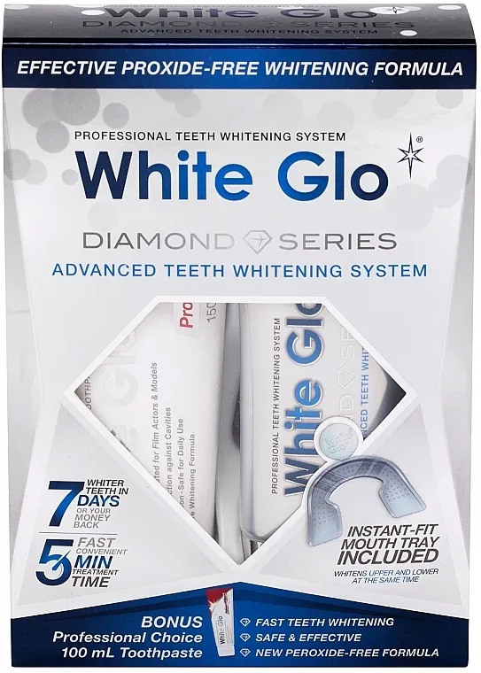 White Glo Diamond Series Set (toothpaste/100ml + toothgel/50ml)