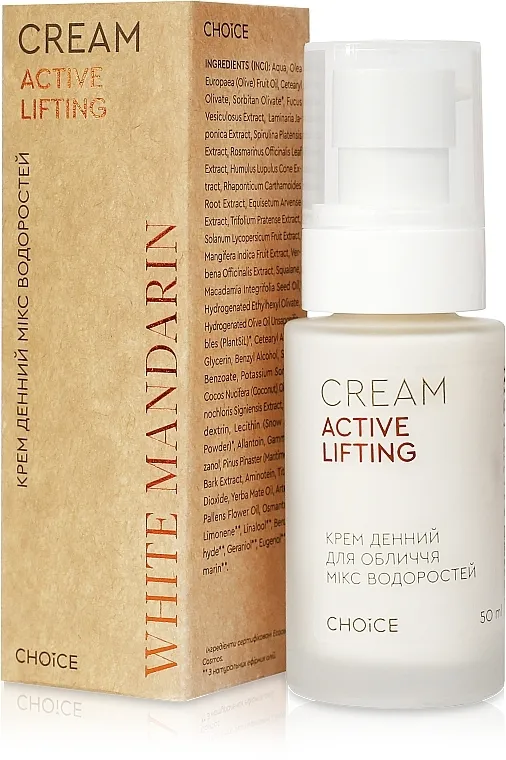 White Mandarin Active Lifting Snow Algae Extract Dnevna krema za lice "Mješavina algi"