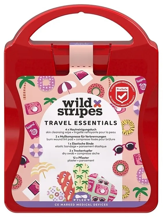 Wild Stripes Travel Essentials Kit Set flastera