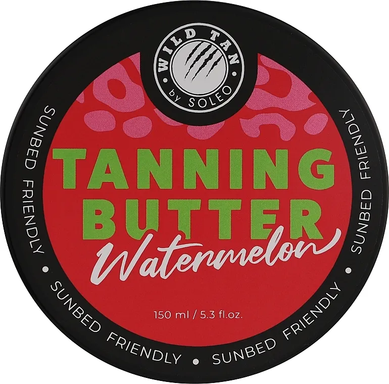 Wild Tan Watermelon Tanning Butter With Shea Butter and Almond Oil Krema za sunčanje u solarijumu sa shea buterom i bademovim uljem