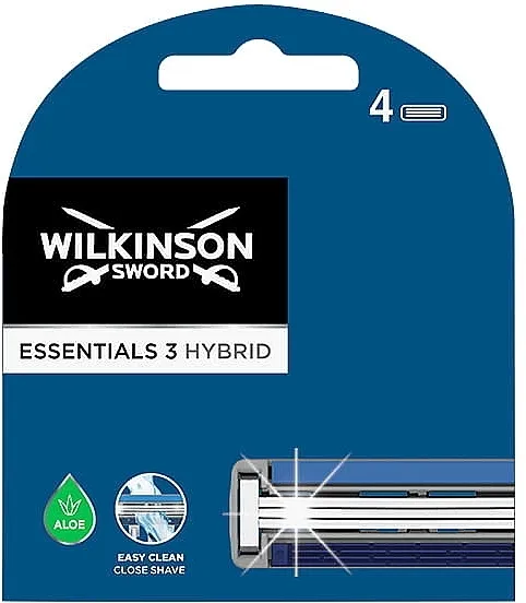 Wilkinson Sword Essentials 3 Hybrid Rezervne patrone za brijanje, 4 kom.