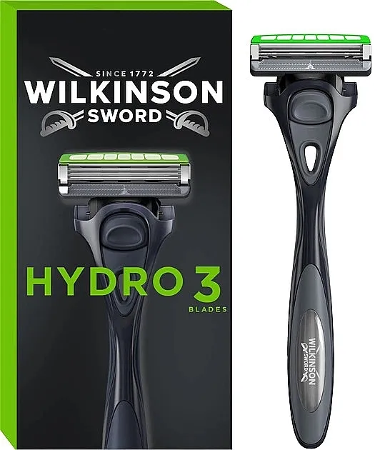 Wilkinson Sword Hydro 3 Black Edition Brijač sa 9 zamenskih patrona
