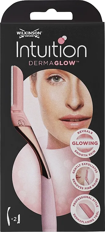 Wilkinson Sword Intuition DermaGlow Brijač za obrve i lice, 2 kom.