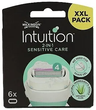 Wilkinson Sword Intuition Sensitive Care 6 Rasierklingen Aloe + ProVitamin B5 Brijač sa 6 zamenskih glava