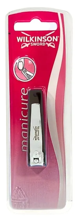 Wilkinson Sword Nail Clipper Chrome With Nail Catcher Sekač za nokte, crveni blister