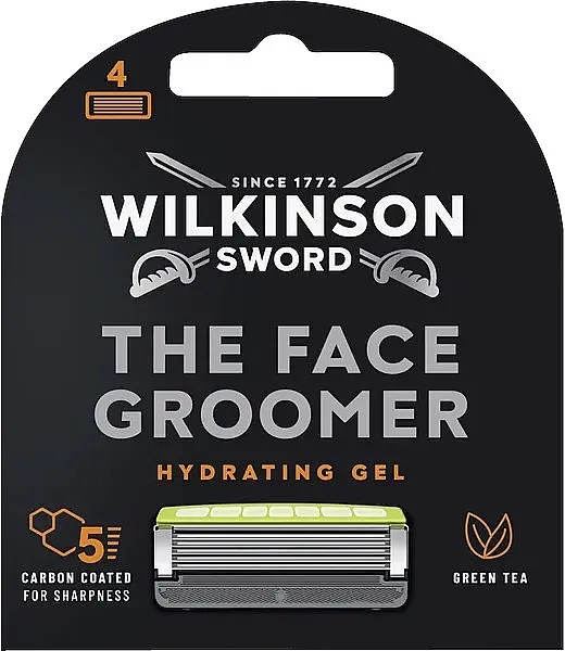 Wilkinson Sword The Face Groomer Rezervne glave za brijanje, 4 kom