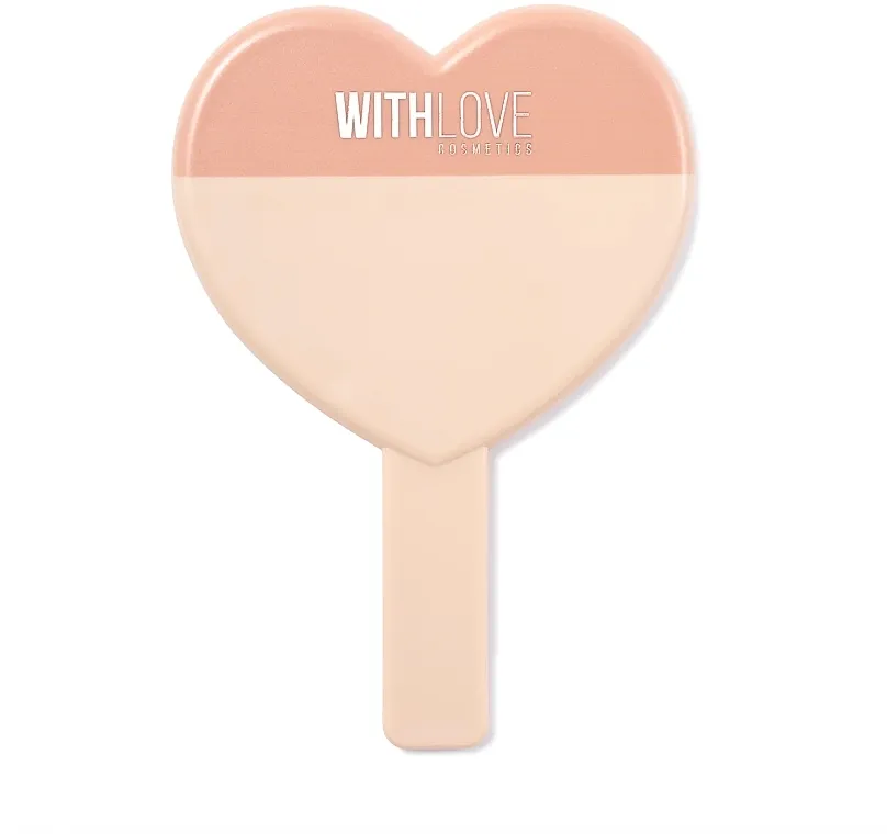 With Love Cosmetics Heart Shaped Hand Mirror Ogledalce