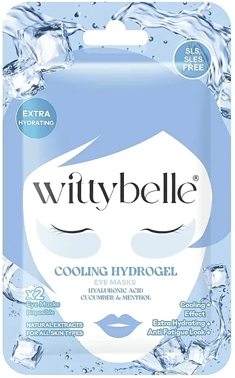 Wittybelle Cooling Hydrogel Eye Masks Hladne hidrogelne krpice za oči