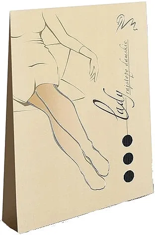 Wola Ženske pamučne hulahopke Lady, E81, beige