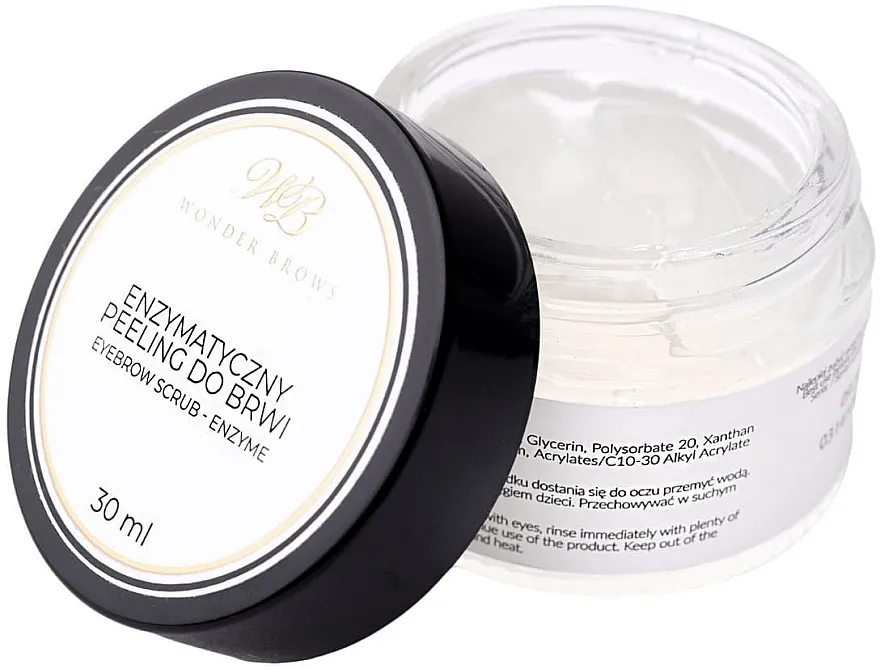 Wonder Lashes Enzyme Eyebrow Scrub Enzimski piling za obrve
