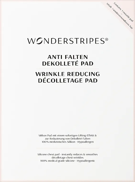 Wonderstripes Wrinkle Reducing Decollette Pad Silikonski flaster za dekolte