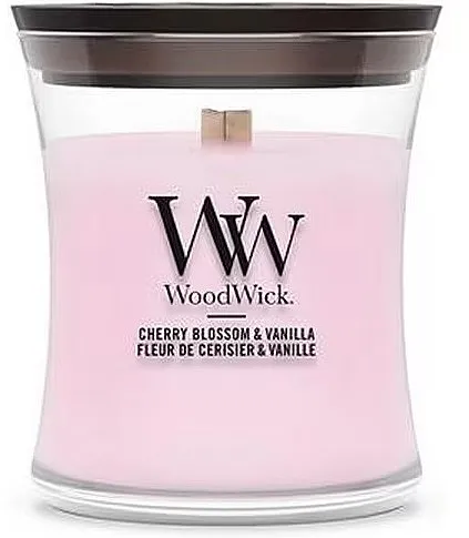 WoodWick Cherry Blossom &amp; Vanilla Candle Mirisna sveća