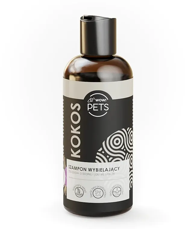 WOW!PETS Izbeljujući šampon za pse Kokos