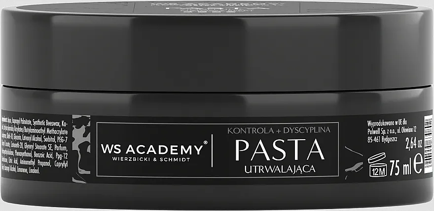 WS Academy Modeling Paste For Hair With a Matte Finish Pasta za kosu