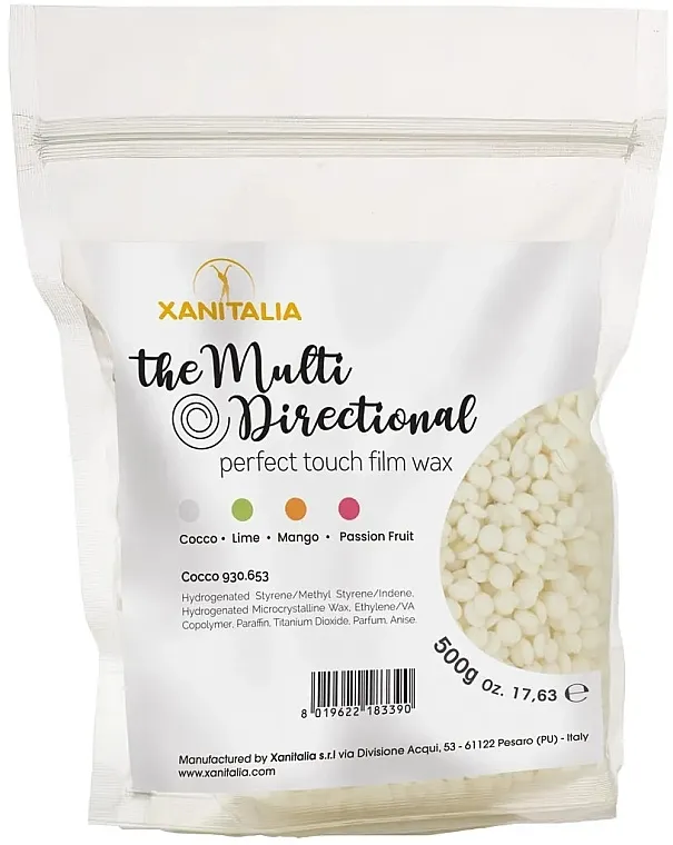 Xanitalia The Multidirectional Perfect Touch Film Wax Cocco Vosak za depilaciju u granulama Kokos