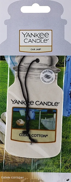 Yankee Candle Car Jar Clean Cotton Osvježivač za auto