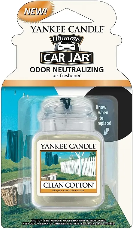 Yankee Candle Car Jar Ultimate Clean Cotton Osvježivač za auto