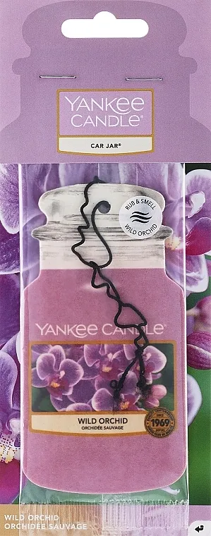 Yankee Candle Car Jar Wild Orchid Geodesis Vanilla