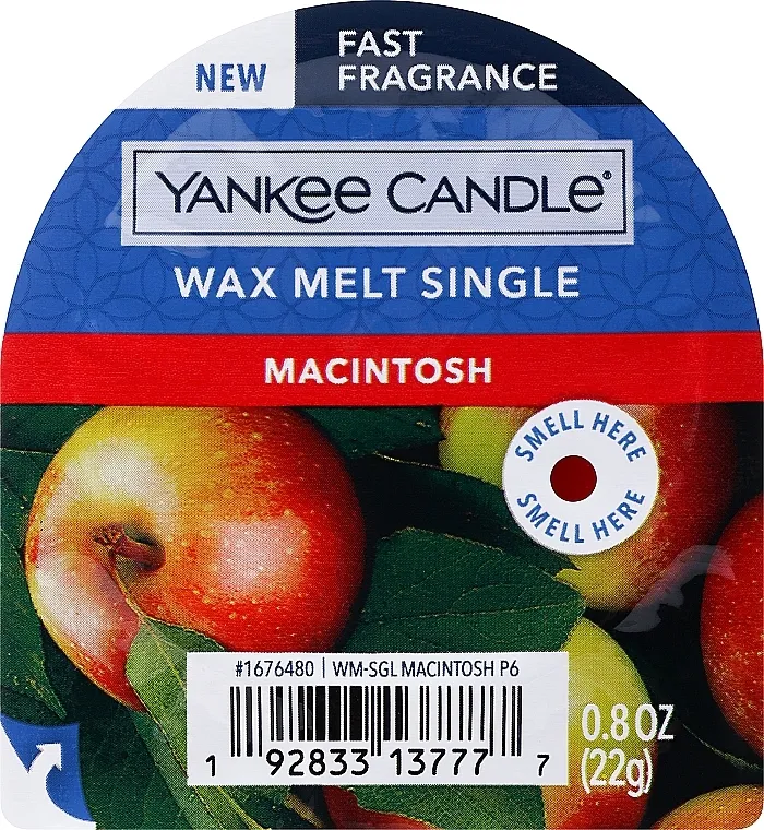 Yankee Candle Classic Wax Macintosh Aromatični vosak