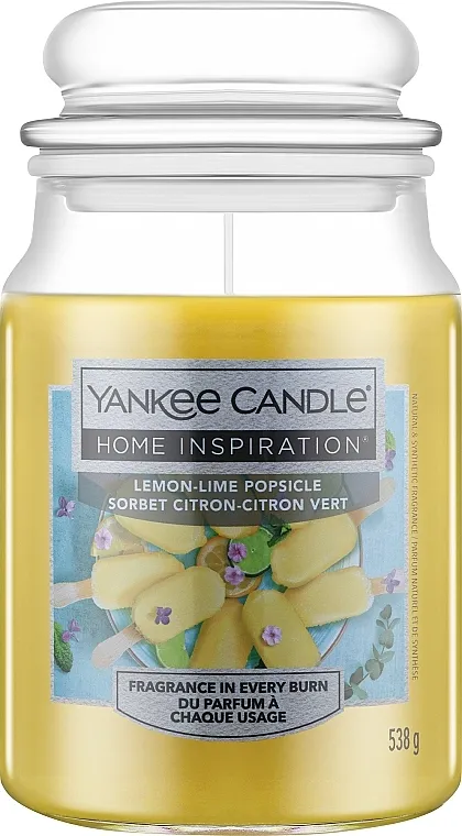 Yankee Candle Home Inspiration Lemon-Lime Popsicle Mirisna sveća u tegli