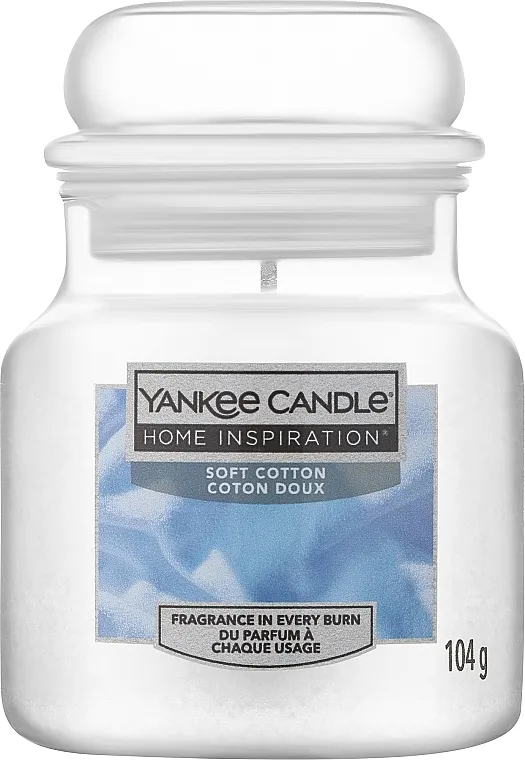 Yankee Candle Home Inspiration Soft Cotton Mirisna sveća u teglici