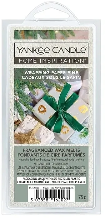Yankee Candle Home Inspiration Wax Melts Wrapping Paper Pine Mirisni vosak