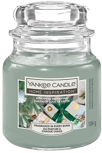 Yankee Candle Home Inspiration Wrapping Paper Pine Mirisna sveća u tegli