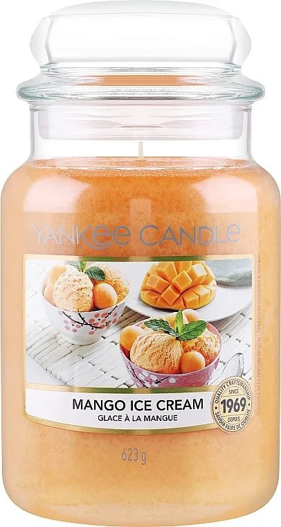 Yankee Candle Mango Ice Cream Mirisna svijeća "Sladoled s mangom"