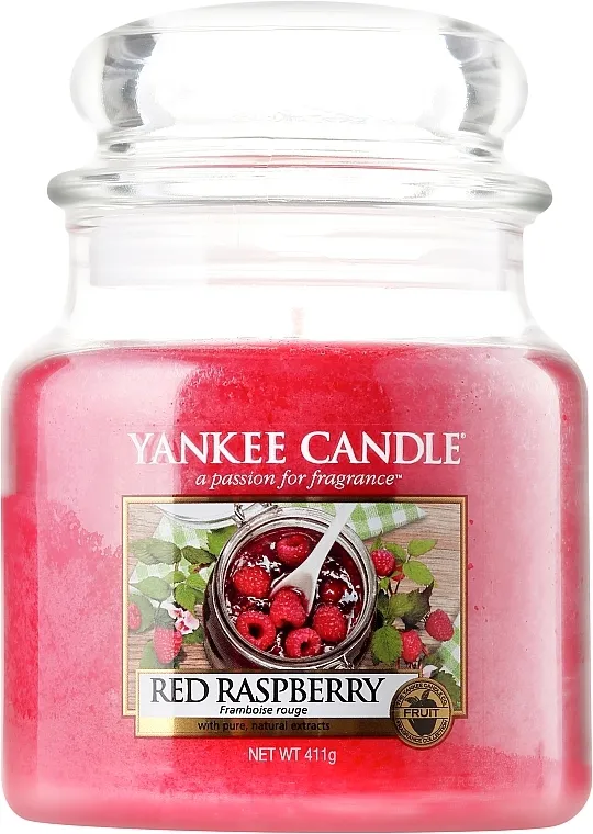Yankee Candle Red Raspberry Svijeća u staklenoj posudi