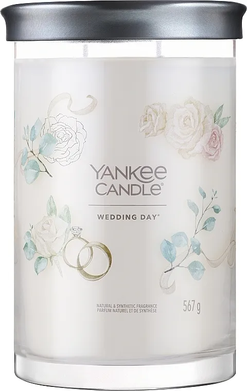Yankee Candle Singnature Mirisna svijeća u čaši "Dan vjenčanja", 2 fitilja