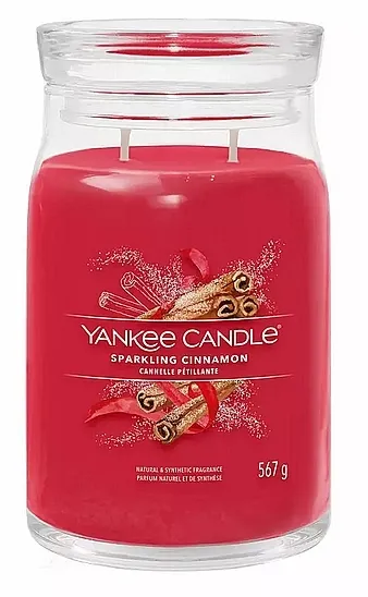 Yankee Candle Sparkling Cinnamon Scented Candle Mirisna svijeća