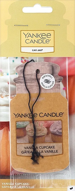 Yankee Candle Vanilla Cupcake Car Jar Ultimate Suhi aromatizator "Vanilla cupcake"