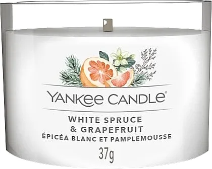 Yankee Candle White Spruce And Grapefruit Mirisna mini sveća u čaši