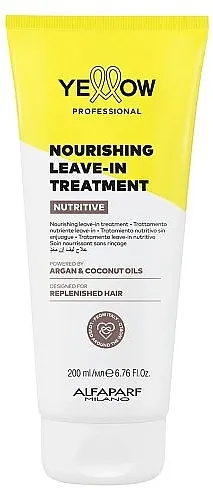 Yellow Nutrive Argan &amp; Coconut Leave-in Conditioner Regenerator za kosu