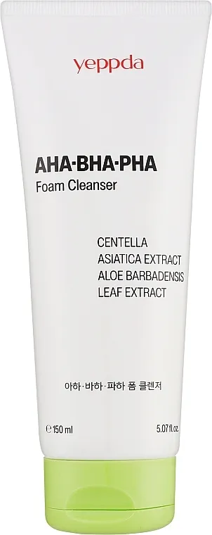 Yeppda AHA-BHA-PHA Foam Cleanser Pena za čišćenje lica sa kiselinama