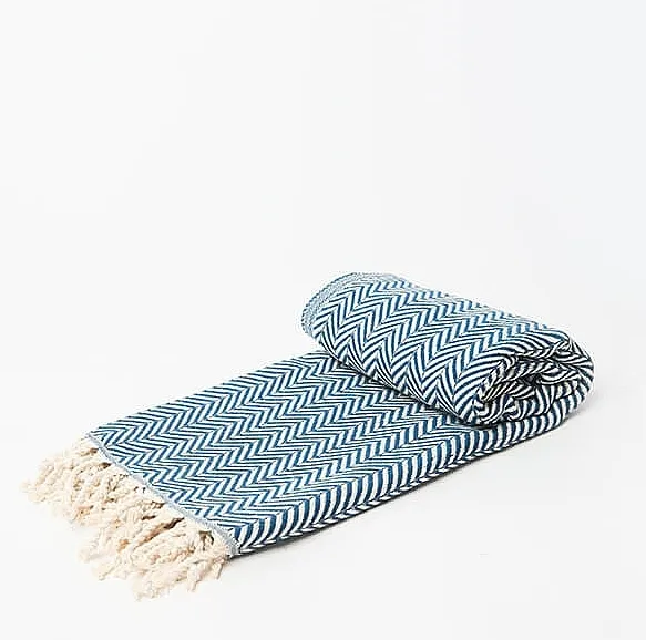 Yeye DAMLA Jeans Blue Hammam peškir