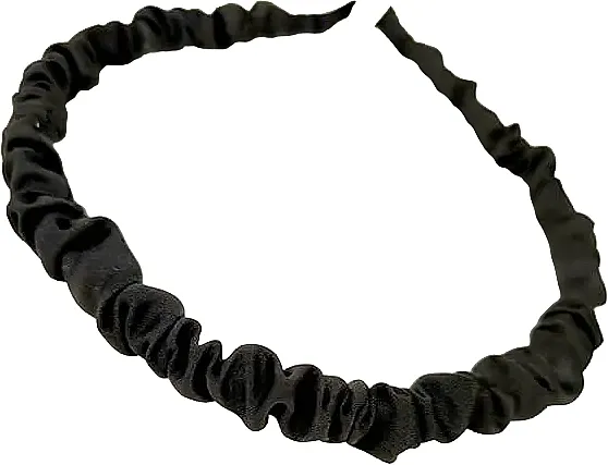 Yeye Tank Fascinator od satena, crni