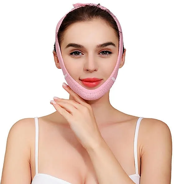Yeye V-line Mask Maska koja oblikuje oblik lica i propušta vazduh, roze