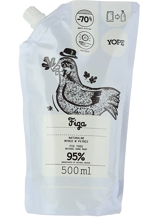 Yope Fig Tree Natural Hand Soap 95% Natural Ingredients Prirodni tečni sapun (dopuna)