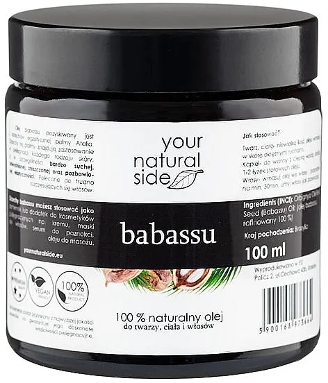Your Natural Side Babasu ulje za lice, telo i kosu