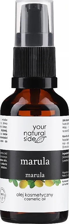 Your Natural Side Marula Organic Oil Prirodno ulje marule
