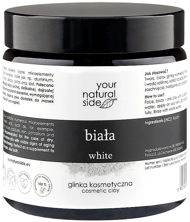 Your Natural Side Natural Clays Glinka Biala Glina "Bijela"